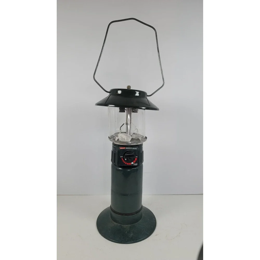 Coleman 5154B700 Propane Lantern Electronic Ignition Green Camping Light Outdoor